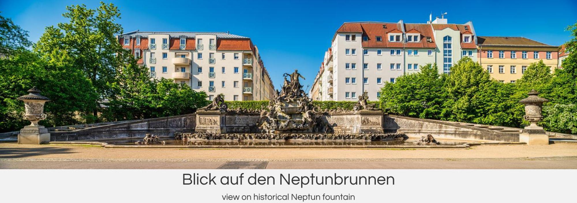 "Neptunblick"- Naehe Altstadt - Ruhig - Balkon - Parkplaetze Dresden Luaran gambar