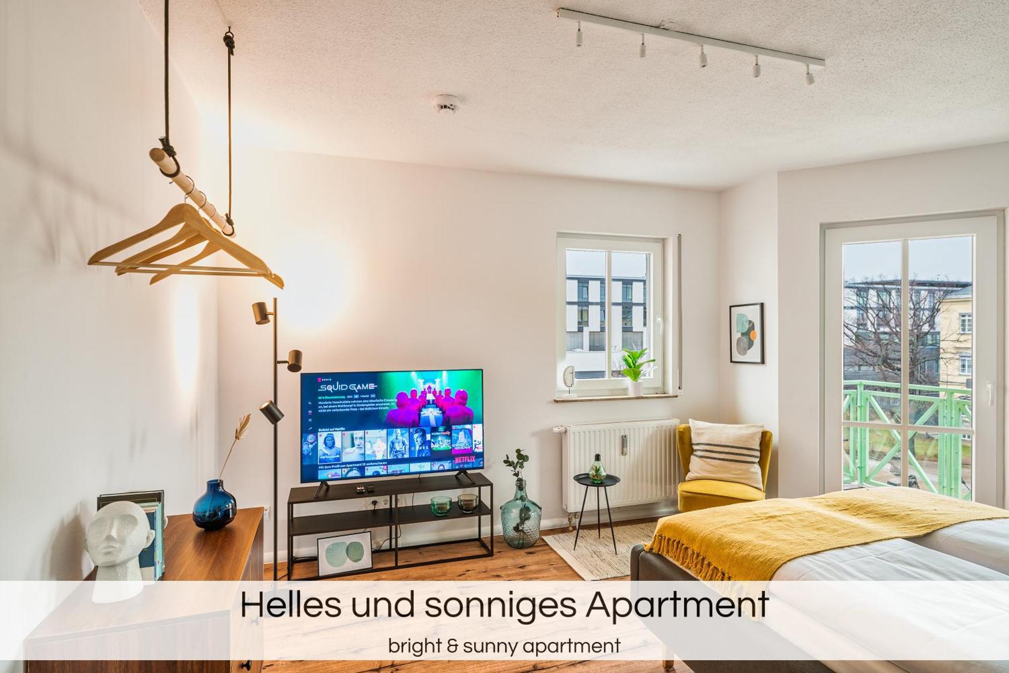 "Neptunblick"- Naehe Altstadt - Ruhig - Balkon - Parkplaetze Dresden Luaran gambar